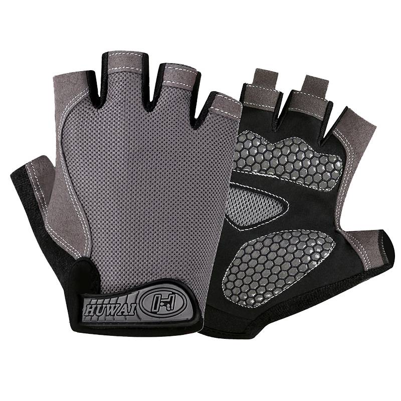 Glove men's fitness women's equipment single bars leading body to upper half finger riding mountaineering speed dry finger wear -resistant shock absorption major
