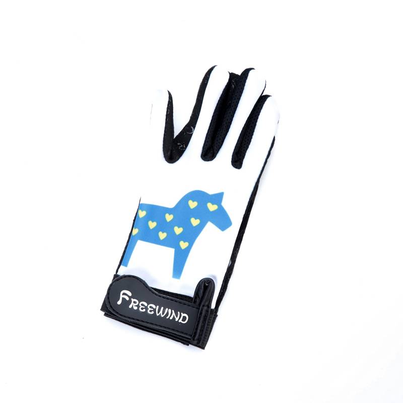 Summer children's equestrian gloves silicon gum anti -sliding gloves yak -breathable horse gloves men and women glove children's horse riding clothes