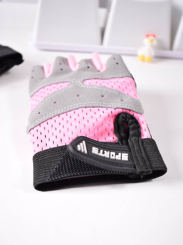 Children riding gloves thin semi -finger breathable anti -slip summer men and girls rotation balancing car riding bicycles