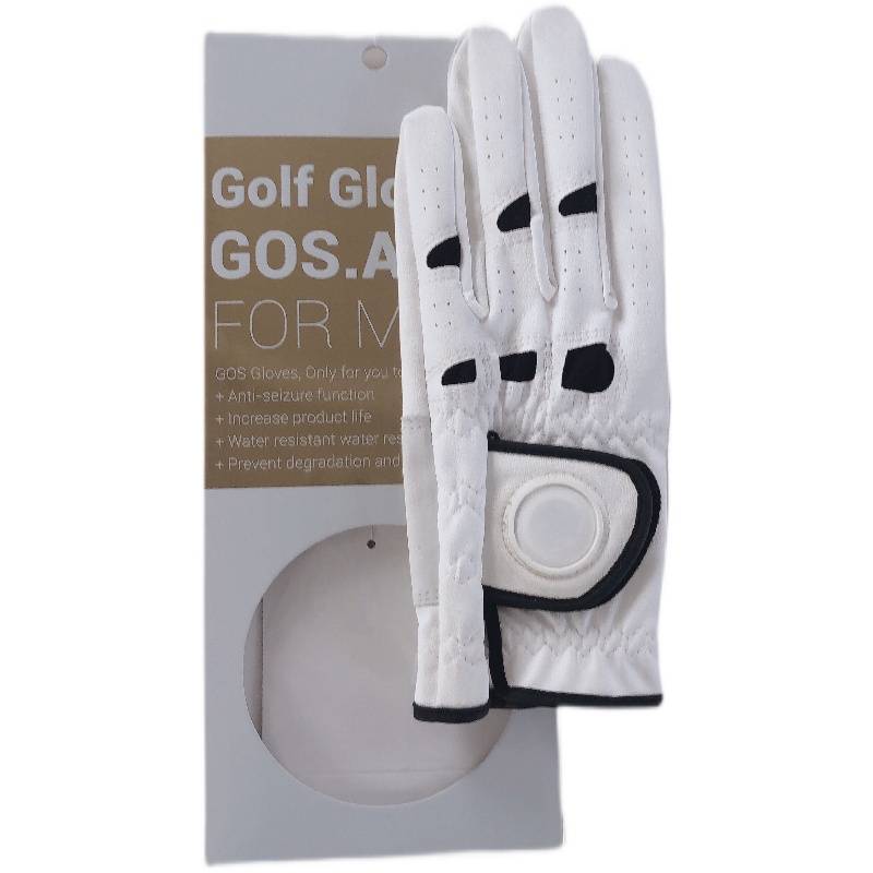 Exit the original single men's golf glove PU leather sheepskin protective wear -resistant non -slip right hand