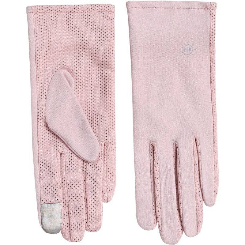 The sunscreen gloves lady, UV-protective, electric-car field gloves touch through the air