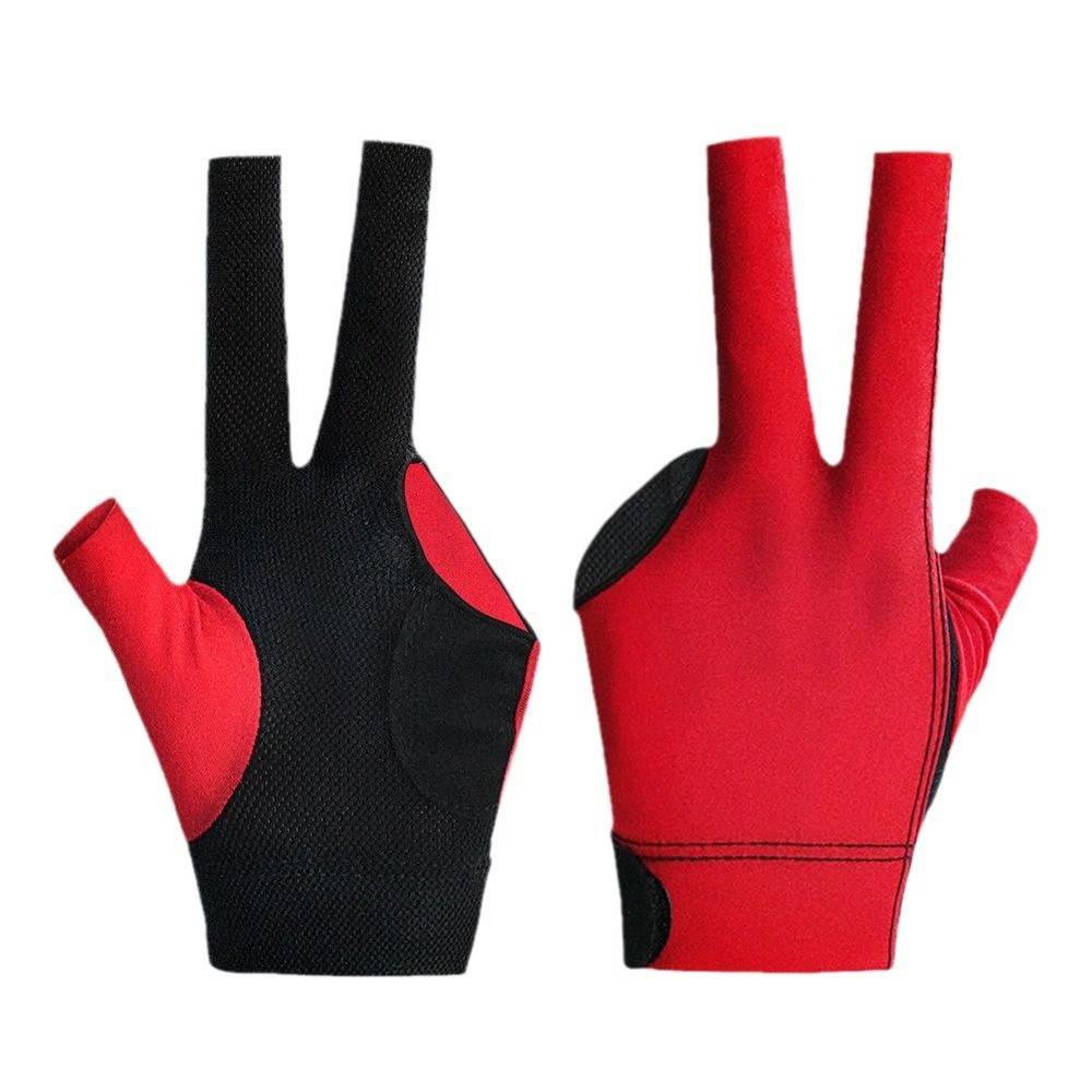 Professional billiard gloves Three fingers Breakthrough Professional Full Fingers Full Finger Anti -Slip Fingers Playing Board Special Gloves Male Women