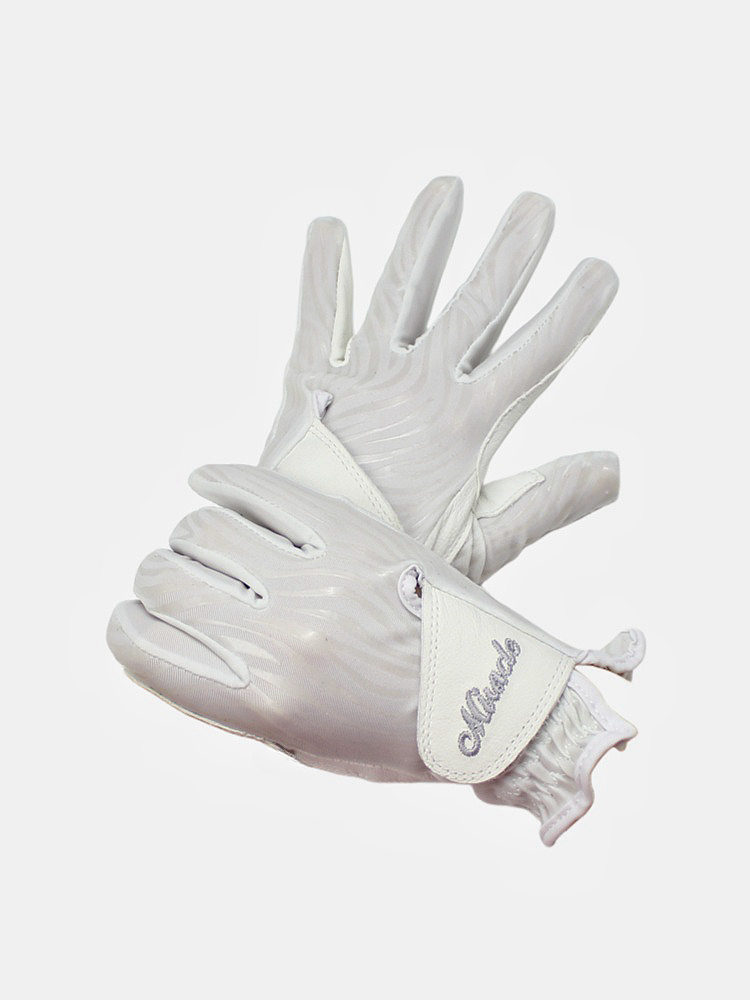 Leather equestrian glove elastic technology fabric sheep skid anti -wear and wear children's four seasons breathable anti -slip resistance and wear resistance
