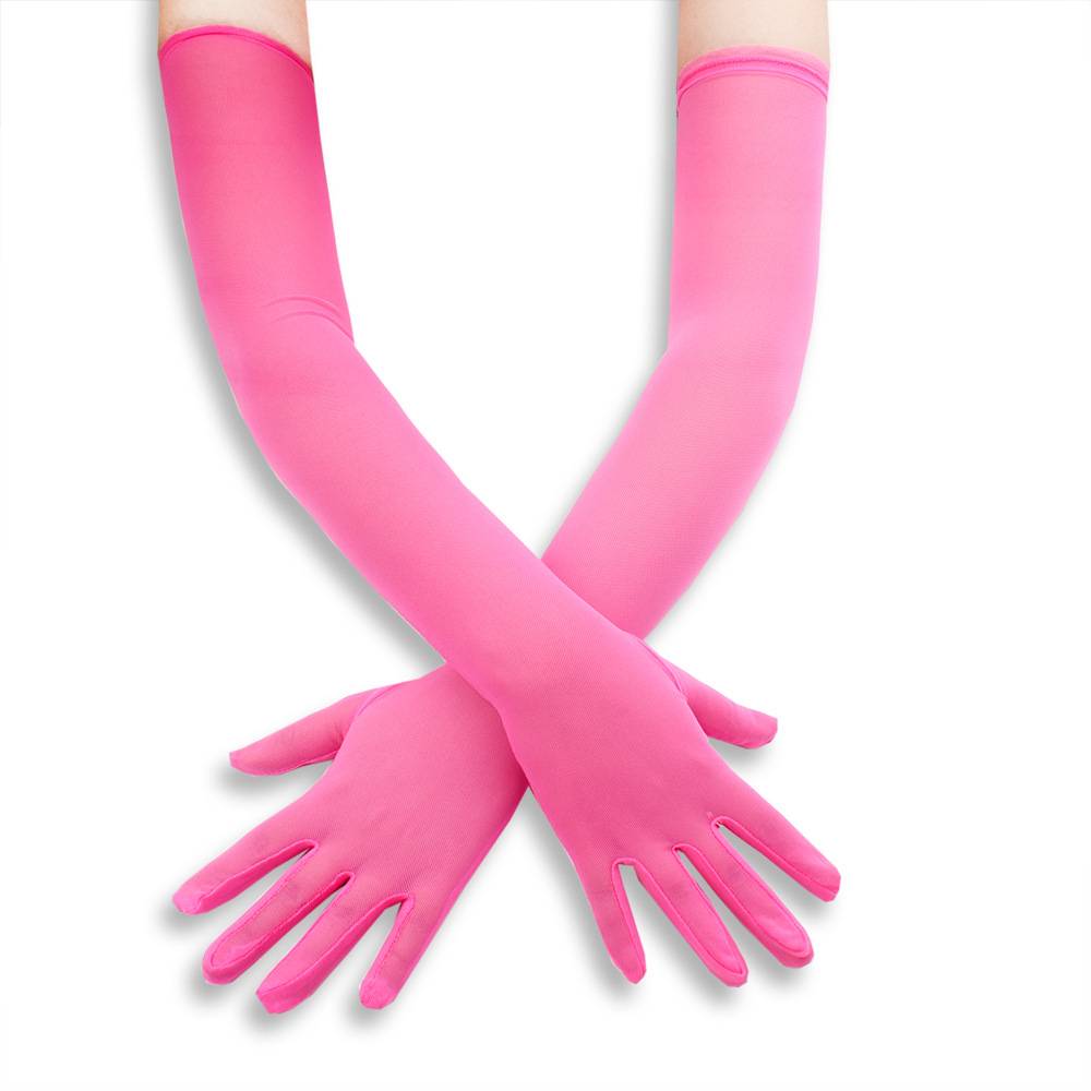 Aeroplane gloves, pure invisibility, silk stocking gloves, silk-sliding, summer-sweet-sweet-skin gloves