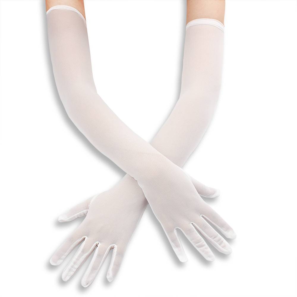 Aeroplane gloves, pure invisibility, silk stocking gloves, silk-sliding, summer-sweet-sweet-skin gloves