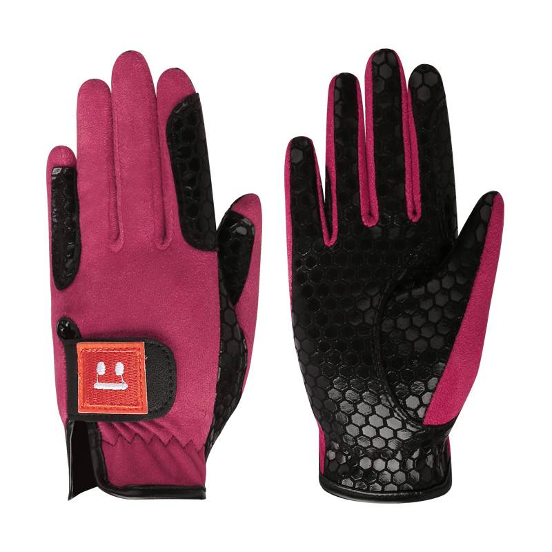 Cavassion Children's Equestrian gloves Golden velvet autumn and winter Knights Rockma 8104023