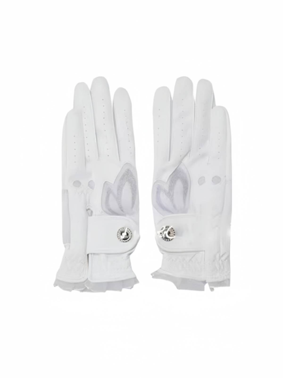 korean golf ms. spring and autumn gloves sliding air resilient to skinned golf sunscreen double fingers