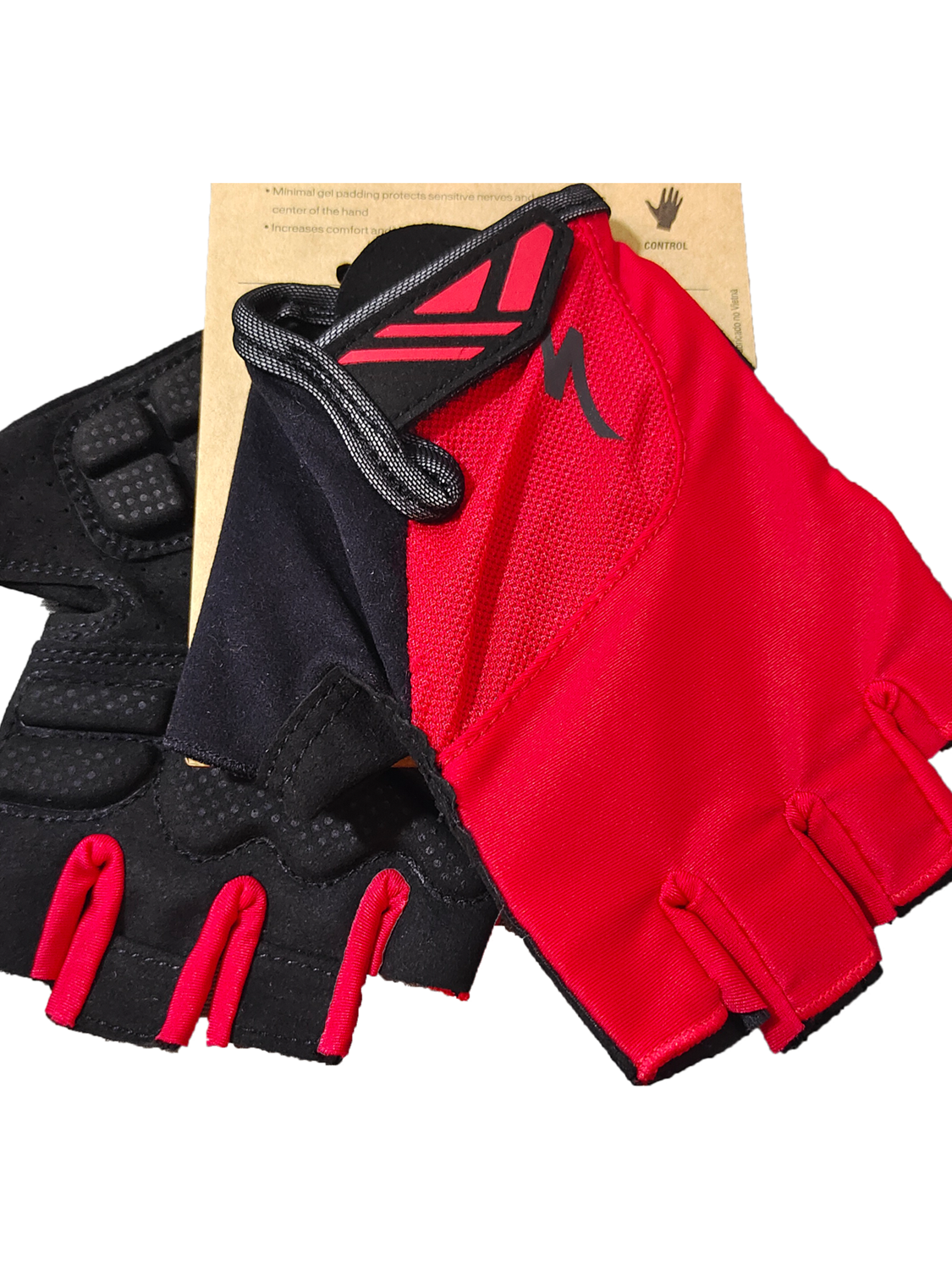 2024 Lightning Semi -Finger Gloves Double Gel Kweed Laica Light and breathable outdoor riding