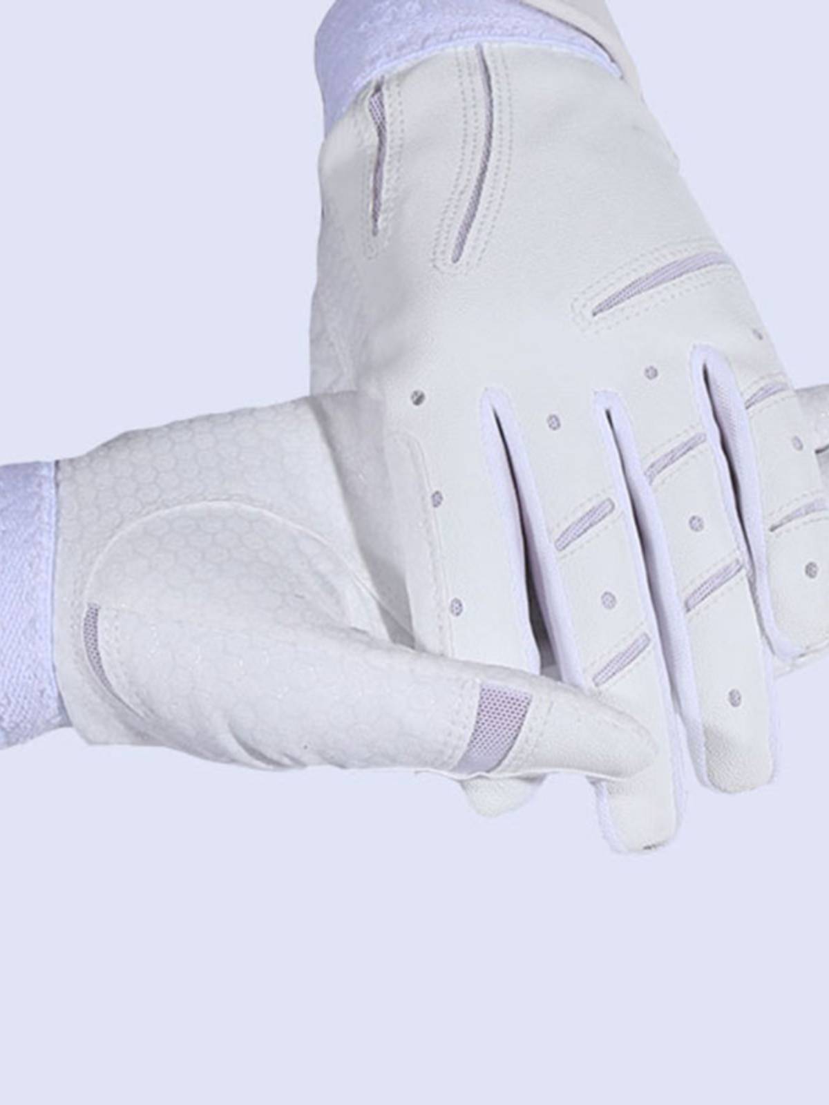 Stereo-silk gel, ski-proof gloves, black-and-white professional game, training gloves for horseback