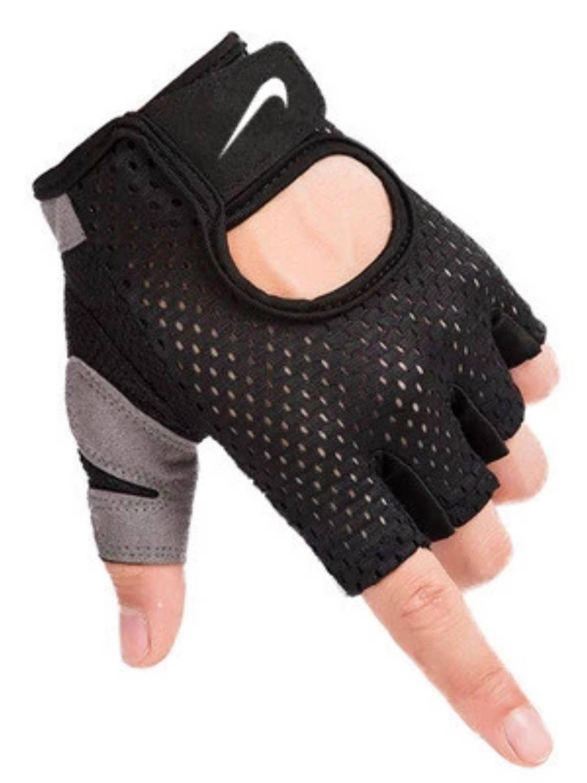 Nike Nike men's and female outdoor training riding riding rock climbing weightlifting single bars shock anti -slip fitness and breathable gloves