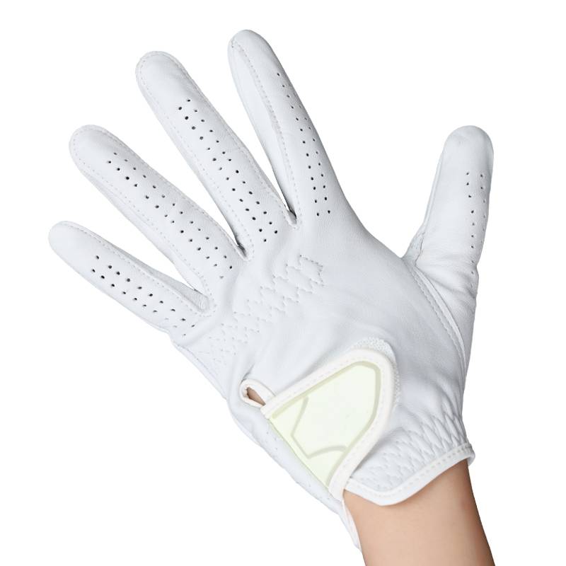 Strong leaf glove golf ball single real sheepskin outdoor flying tray to protect the breathable gardening of men and women