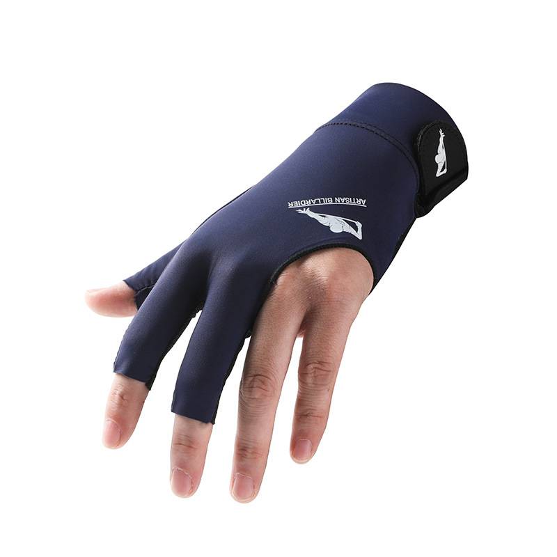 Professional billiard gloves Lightly breathable three -finger gloves High -end anti -slip tabletide special glove men and women