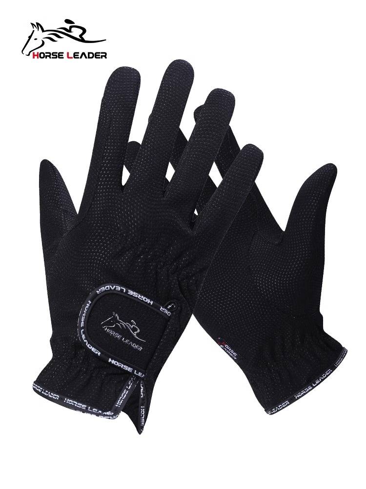 HorseLeader Spring and Autumn Four Seasons Child Equestrian Equipment Faste -resistant Equestrian Gloves Female Horse Riding Equipment Male