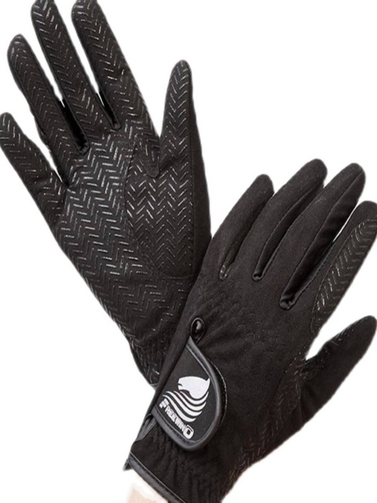 Autumn silhouette-silk-protected horse gloves