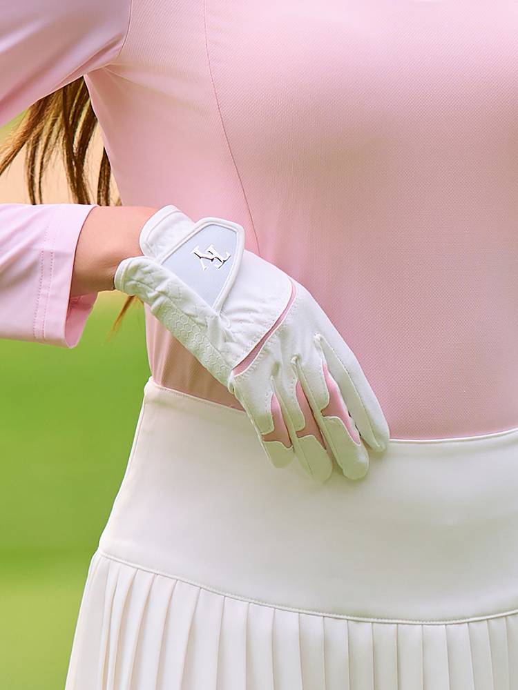 Ms. Golf Glove Glove, air-comfortable hand-sliding motion gloves to the right hand