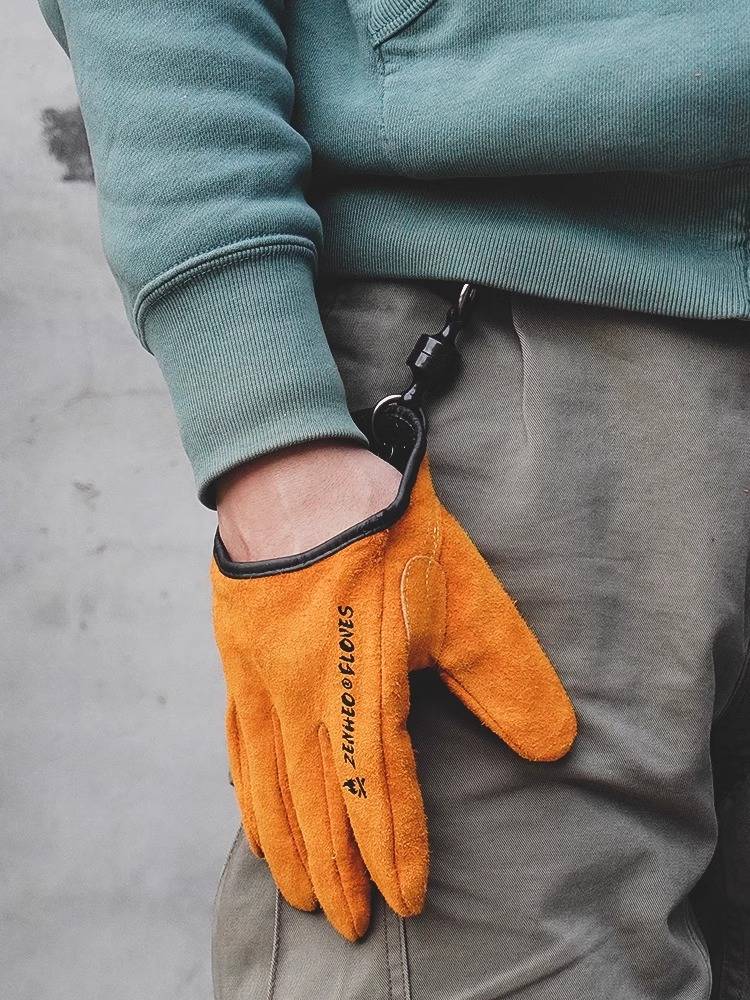 Zhuohe Zenheo Outdoor Open Cruise Gold Gloves Expressing Magnetic Dental Following Different Follow Termium Retro Yellow Four Seasons Gloves