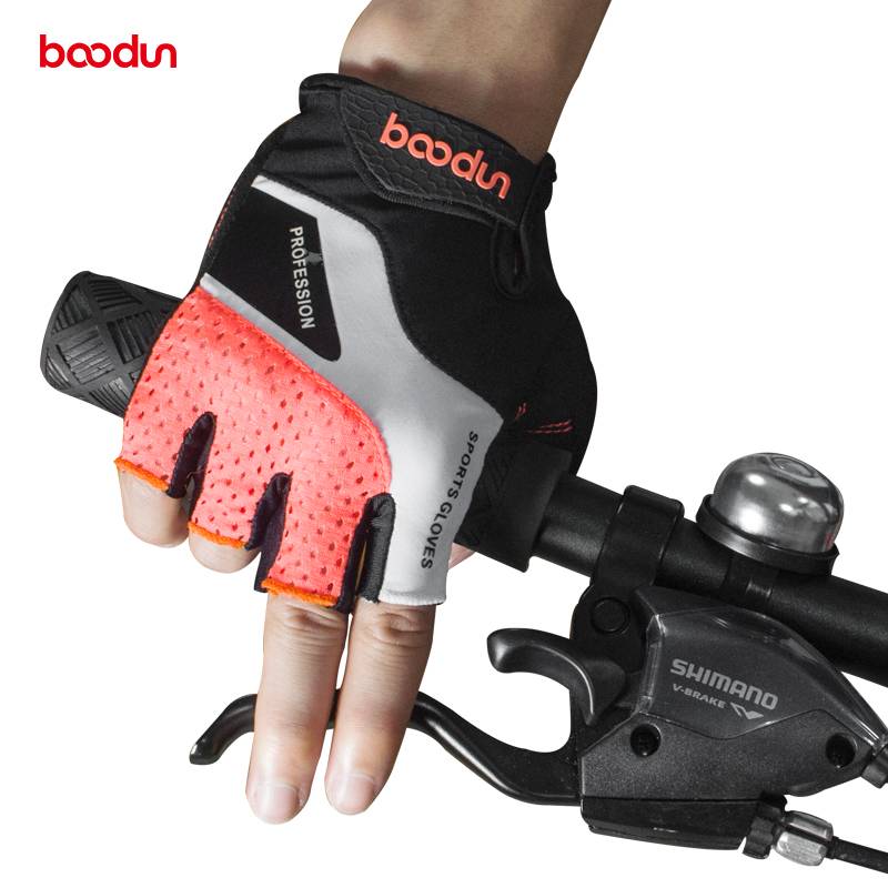 BOONUN Summer Highway Mountain Car Equipment Riding Gloves Half refers to men and women bicycle gloves Highway cars breathable
