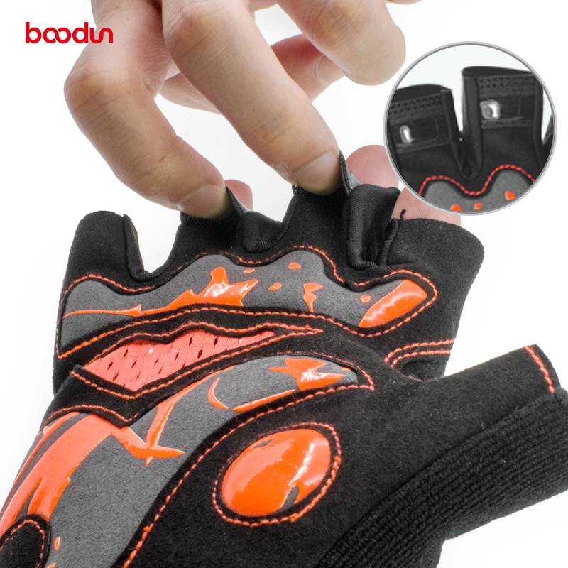 BOONUN Summer Highway Mountain Car Equipment Riding Gloves Half refers to men and women bicycle gloves Highway cars breathable