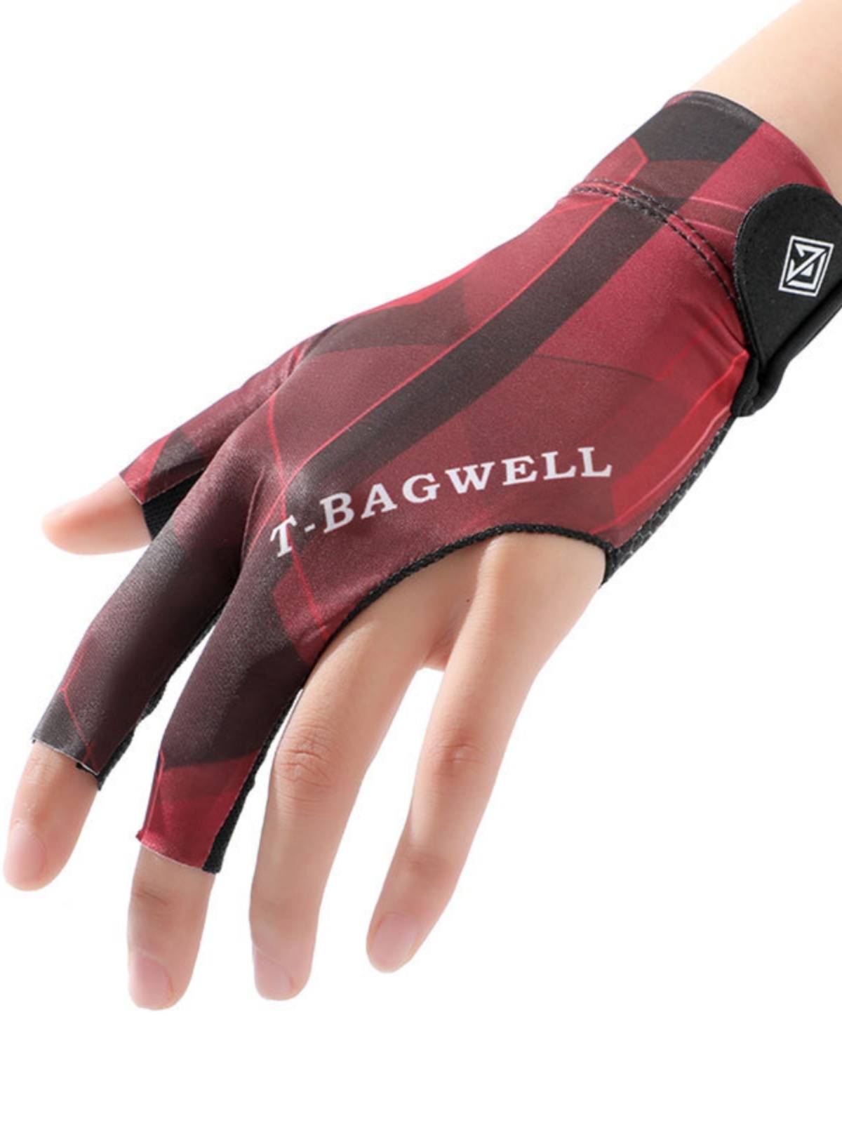 Professional billiard gloves thin three fingers, air -breathable professional high -end anti -slip fingers playing table tennis special men's glove women