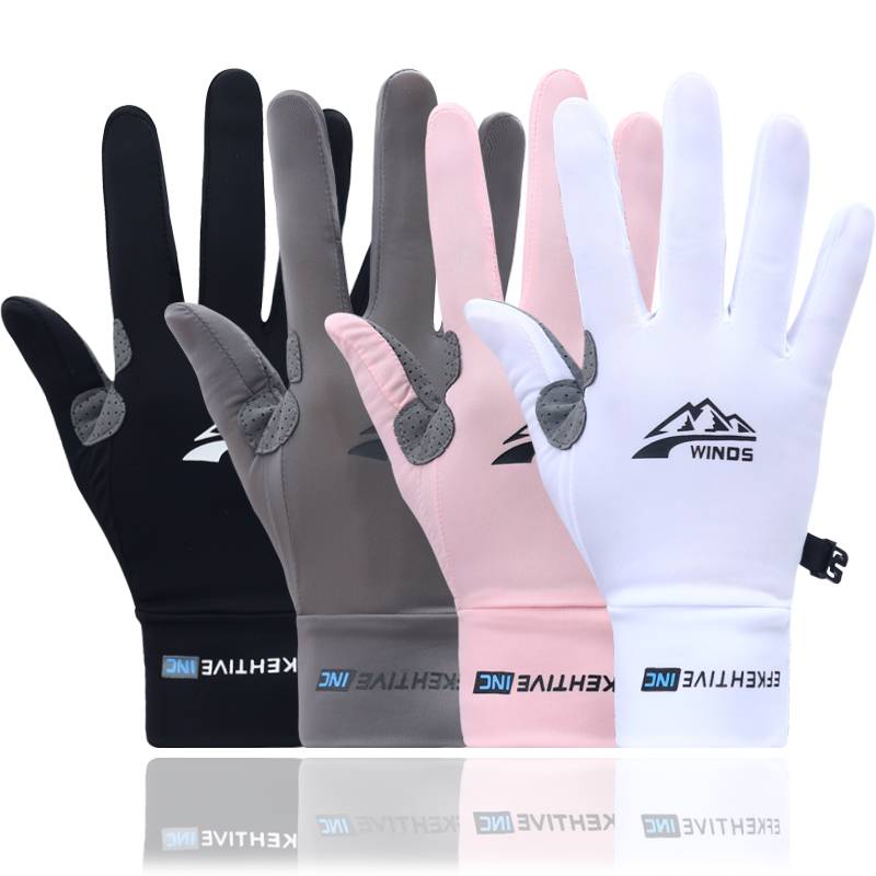 Scrambling, summer sun-proof gloves