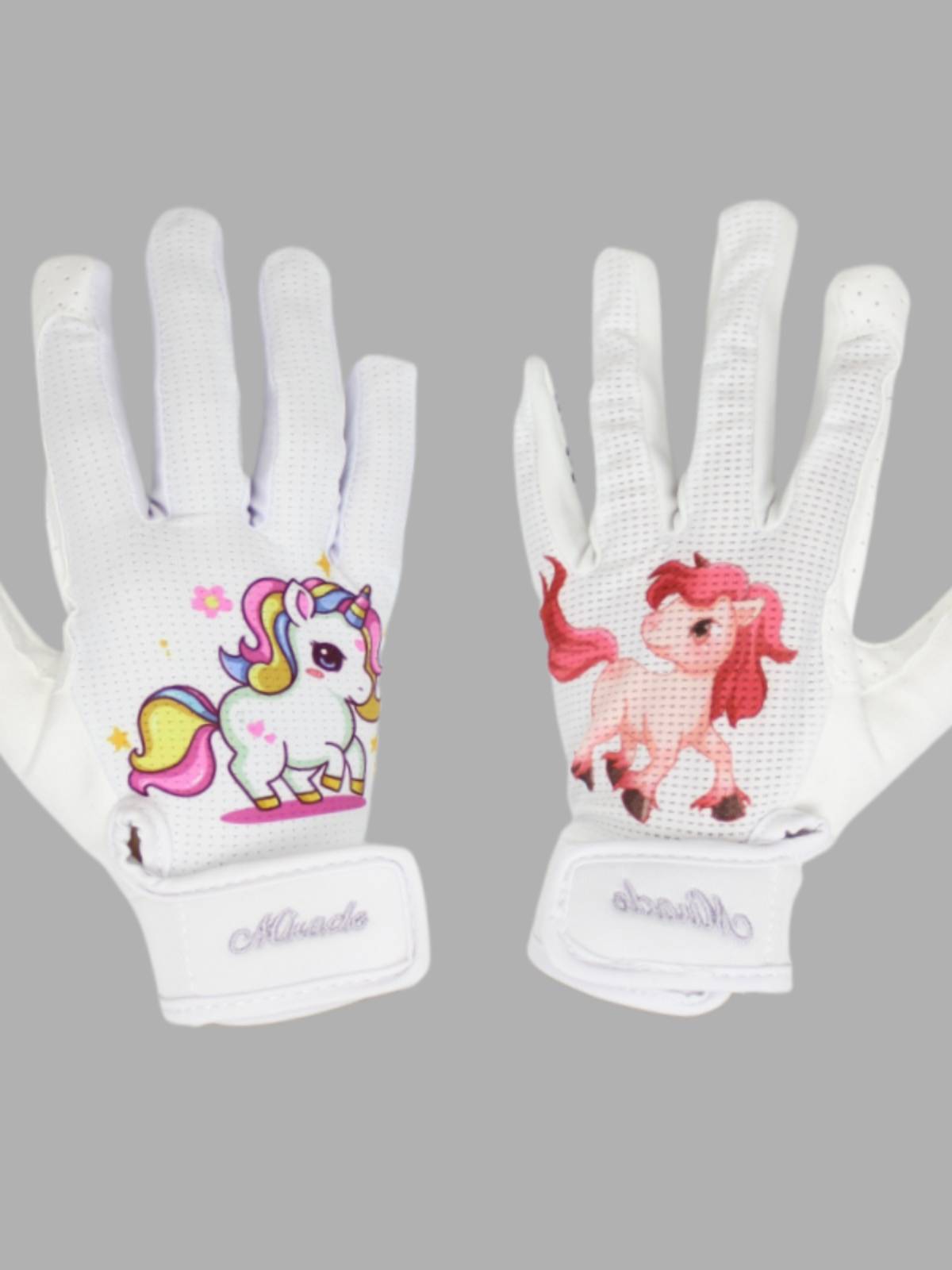 Children's cartoon equestrian glove professional equestrian equestrian equipment children and women four seasons breathable, anti -slip, wear -resistant riding gloves