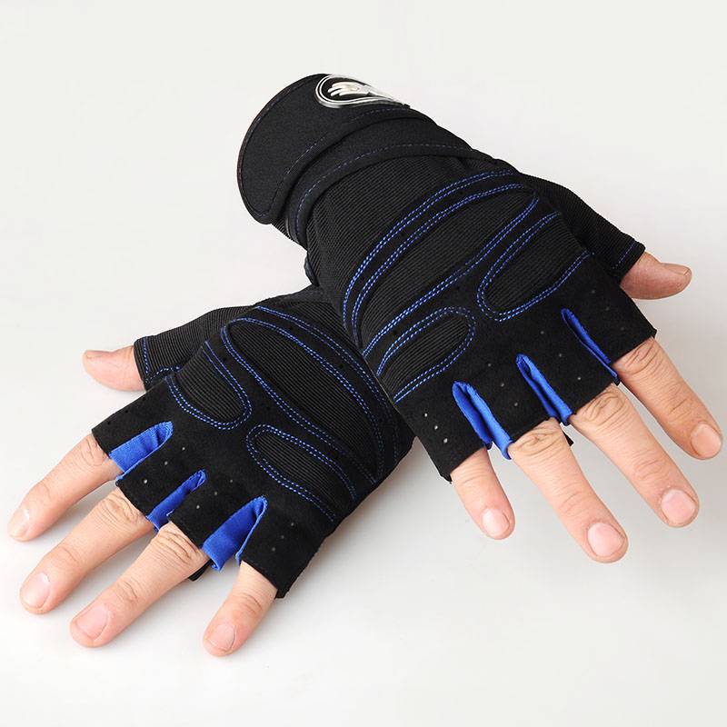 Gym glove men's sports non -slip half -fingering exercises to prevent cocoon and wrist protection female training equipment.