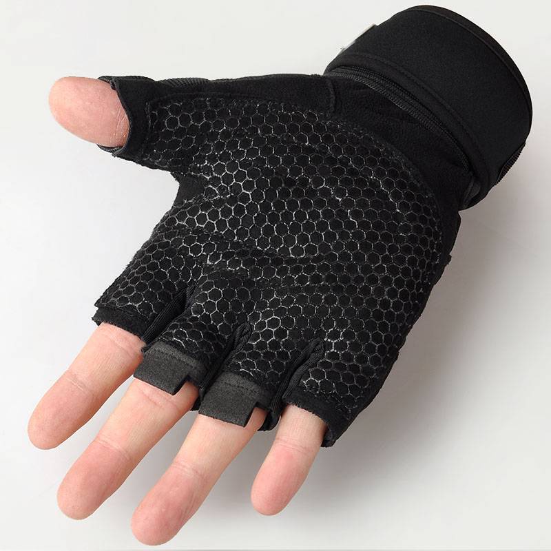 Gym glove men's sports non -slip half -fingering exercises to prevent cocoon and wrist protection female training equipment.