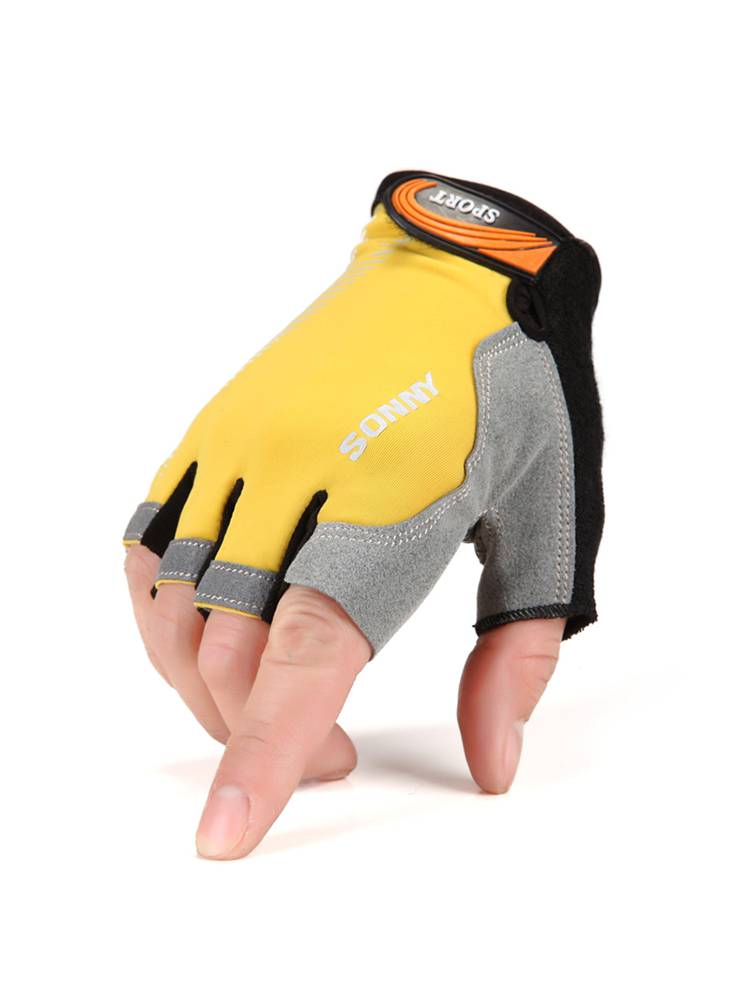 Fitness glove women's equipment training yoga dynamic bicycle thin breathable anti -slip prevention cocoon men's riding exercise half finger