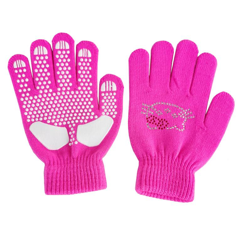 Labor skating protective gloves, anti -slip and hot drilling children in winter driving men and women adults, thick, comfortable heating and breathable