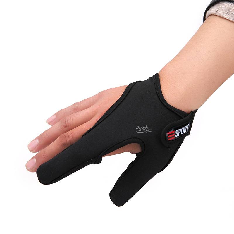 Fishing anti -cutting fishing bait gloves remote investment special Luya Guardian fingers finger -spinning wheel throwing rod two fingers second fingers