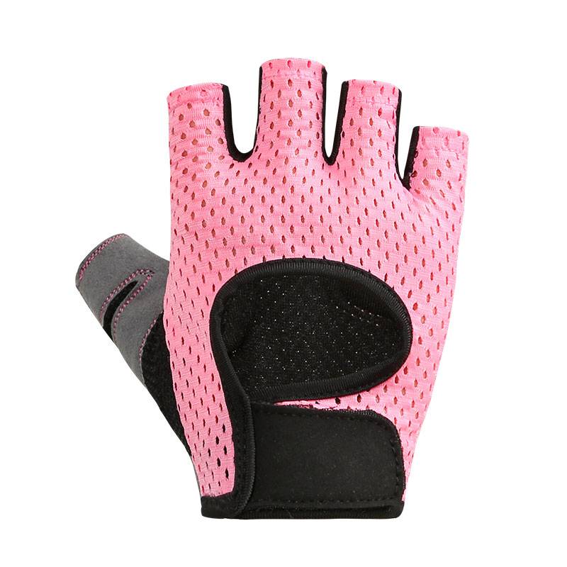 Gloves men and women dumbbells Equipped with thin protection, protective fitness riding semi -finger sunscreen touch screen silk smooth wear resistance and shock absorption