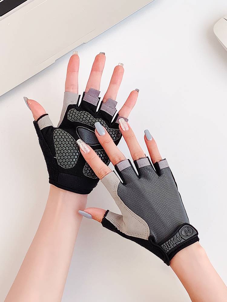 Fitness gloves female anti -cocoon anti -slip equipment training dumbbell exercise traction