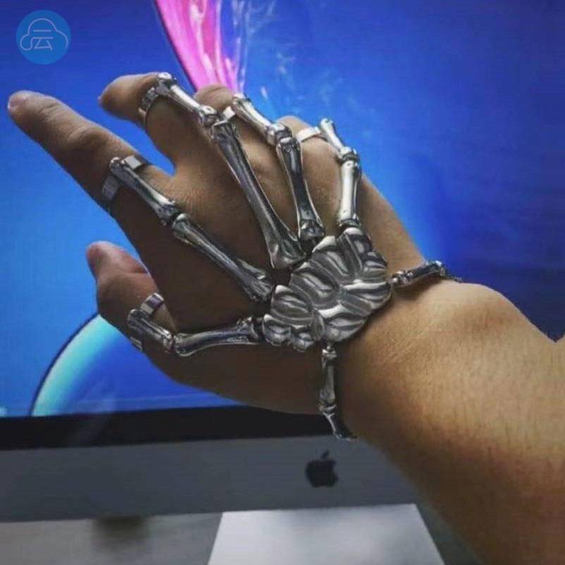Exotic gloves Exotic Gloves Mechanical Gloves Gloves Black Technology Bracelet Armor Armor Precept Packet Brother