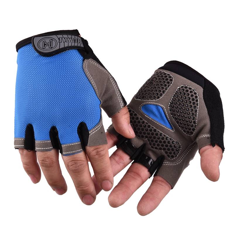 Ride gloves refer half to boys with silica-activated bicycles for the summer