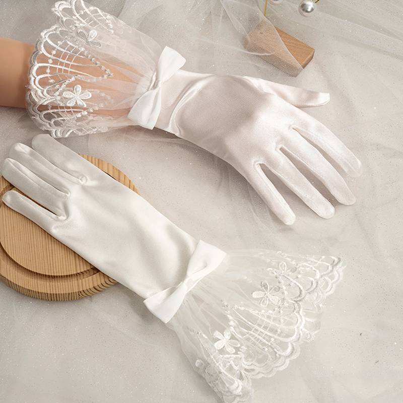 White butterflies lace