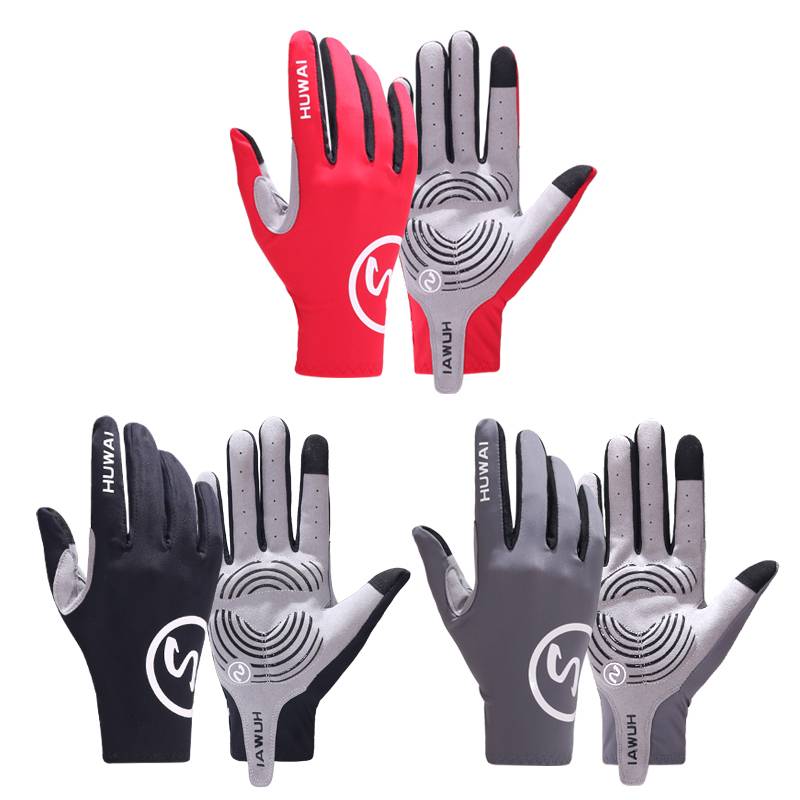 Outdoor cycling glove men and women all refers to spring and summer thin mountain bicycle bicycle fitness breathable, shock -absorbing and wear -resistant touch screen