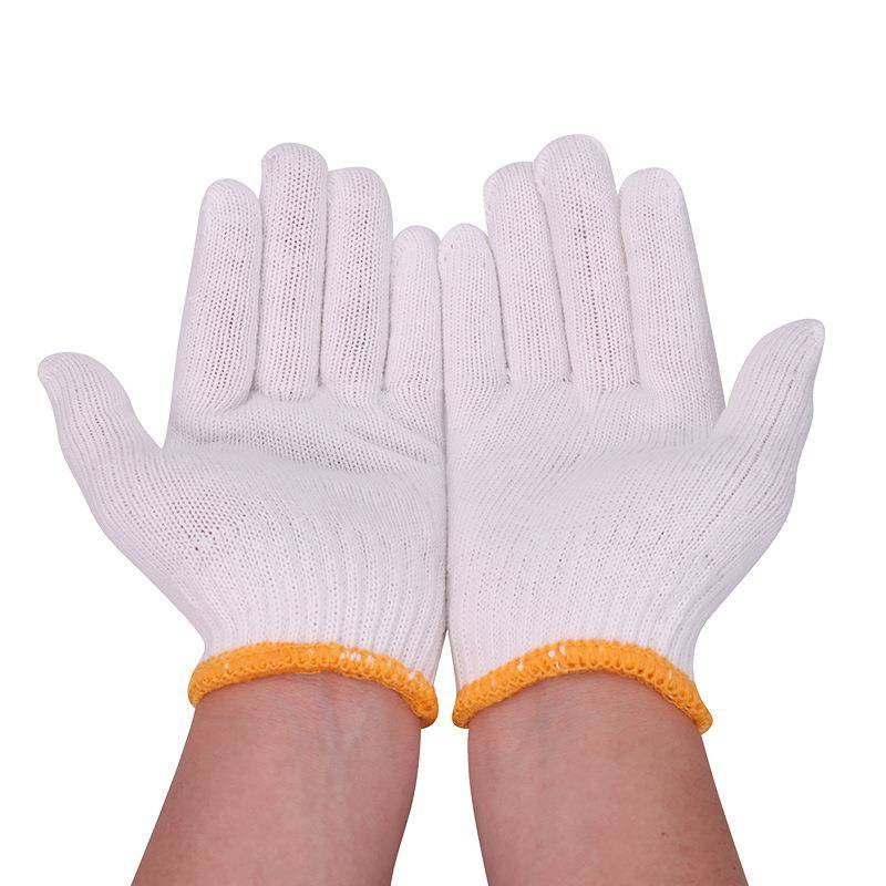 Children's equestrian gloves summer labor insurance protects white cotton yarn school kindergarten primary and secondary school students to hand in hand