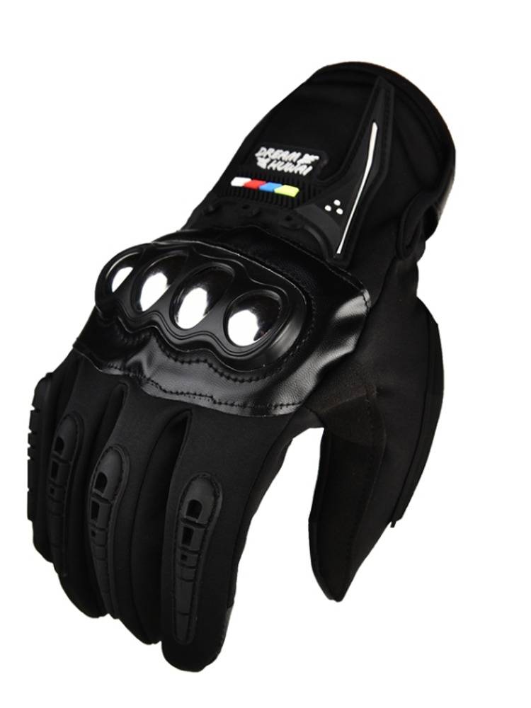 Motorcycle riding glove men's waterproof waterproof and warm locomotive gloves women summer anti -fall electric bicycle gloves