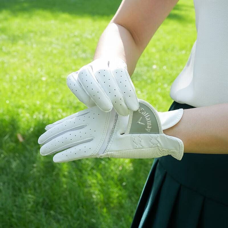 Ms. Caravi Golf gloves, non -slip, wear, wear, comfortable, breathable NailDualgolf Ms.