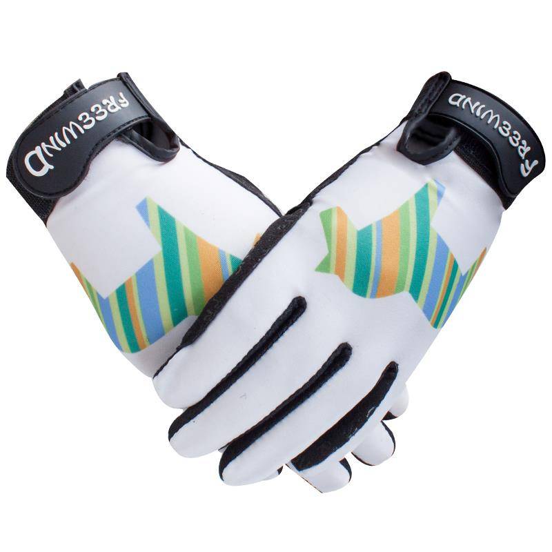 Colored Parcete Gloves Summer Children's Equestrian Gloves Riding Gloves Rock Horse 8104108