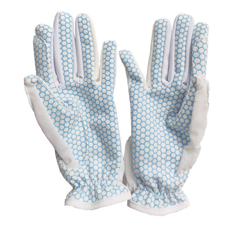 Summer children's breathable mesh pattiox glove thin outdoor horse riding training silicon glue non -slip and wear -resistant knight gloves