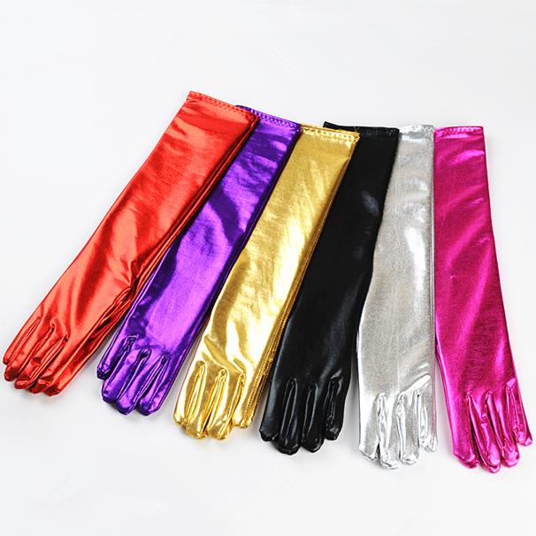 Korean paint gloves long, tight DS tight dance gloves, prop cos soft-ass gloves