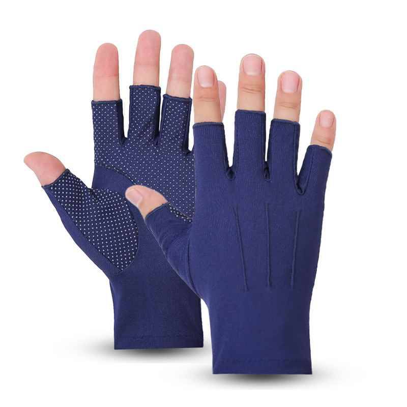 Half-finger - Blue - Large