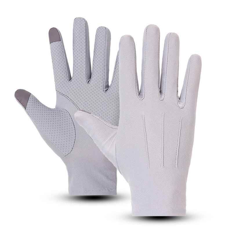 Full finger - Gray - Large