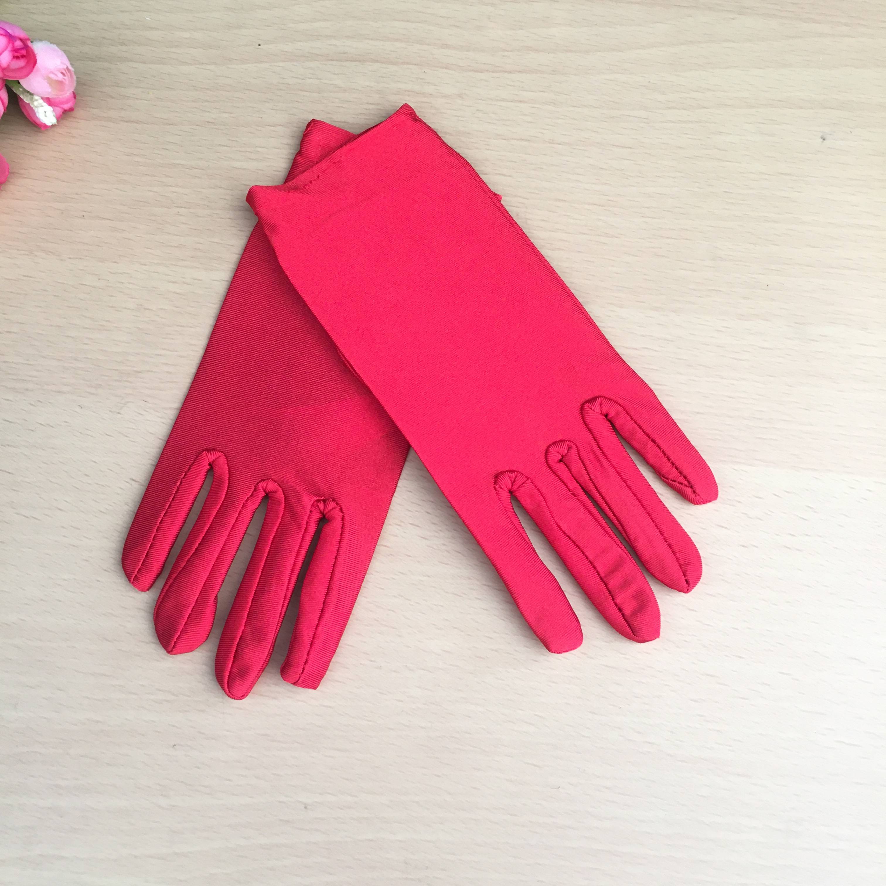 Plathical amino spandex glove male women's etiquette reception work industry hand hand jump dance tights play riding driving fitness