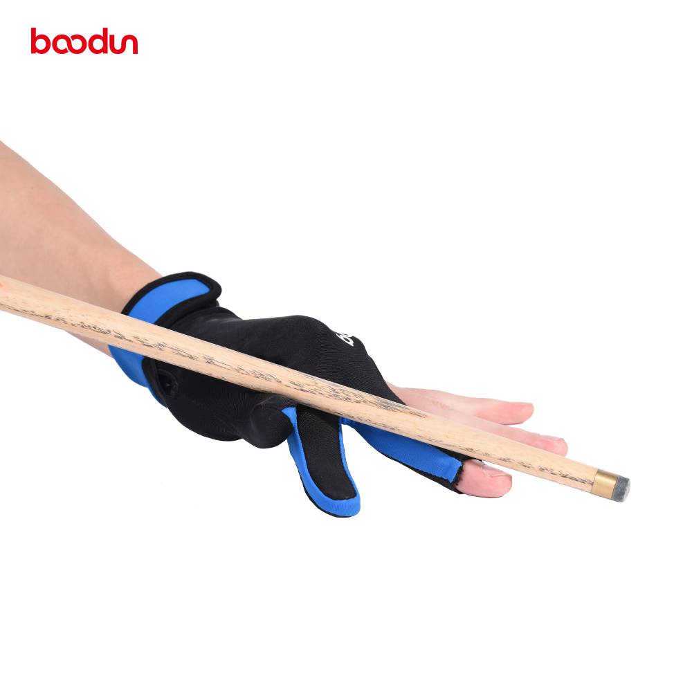 BOONUN/Boton billiard gloves three -finger glove men and women show left and right hands with billiard gloves only installed