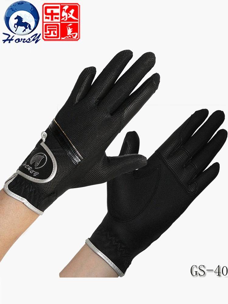 Professional equestrian glove adult men and women ride -ride anti -sliding gloves summer children's horse riding equipment equestrian supplies