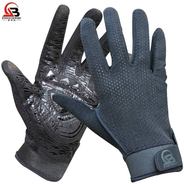 Jungle Leopard Outdoor Mountaineering Gloves Ride Full Fingers Anti -Slip Gloves Anti -Sports Breath, Summer Net Eye Glores