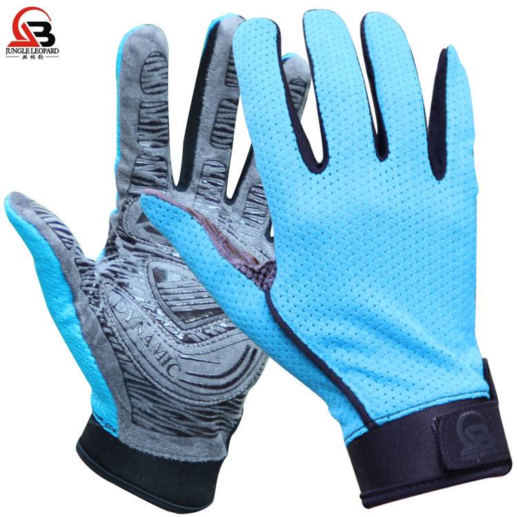 Jungle Leopard Outdoor Mountaineering Gloves Ride Full Fingers Anti -Slip Gloves Anti -Sports Breath, Summer Net Eye Glores