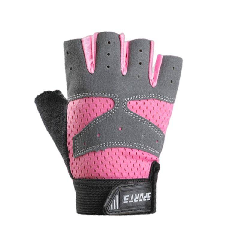 Single -bar special non -slip glove sliding sliding horizontal bumper leading to ride on the upward sports children's protection half -finger spider -man safety